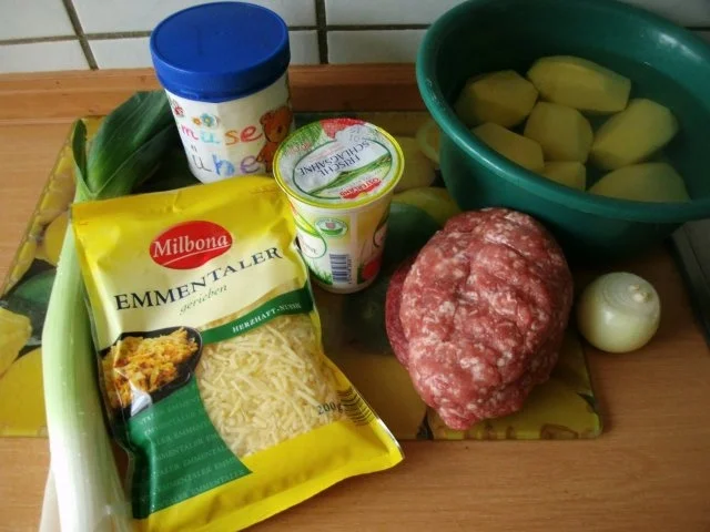 Schichtauflauf......Kartoffel-Porree-Hack - Rezept - Bild Nr. 3