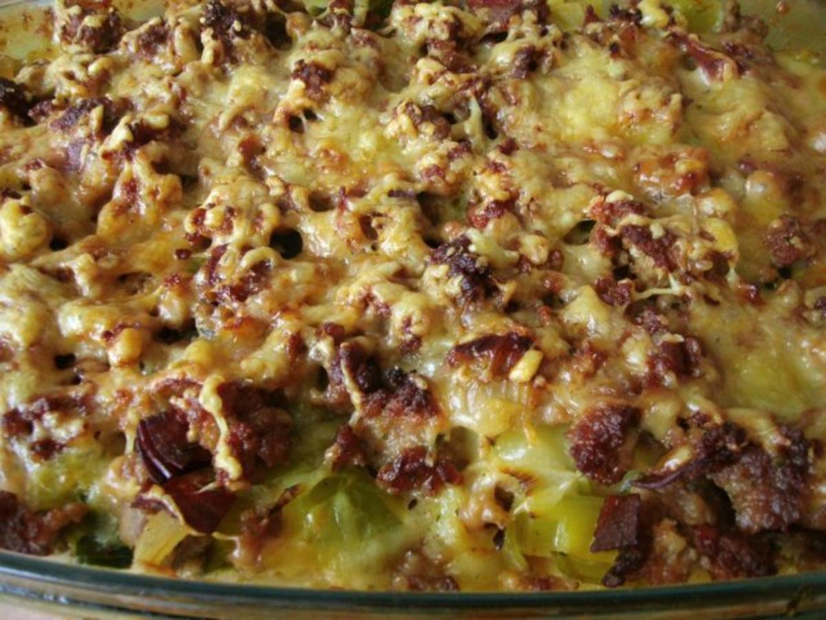 Schichtauflauf......Kartoffel-Porree-Hack - Rezept - Bild Nr. 10