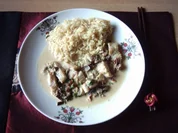 Rezept: Seelachs in Kokos-Curry-Soรe mit Curryreis Seelachs in Kokos-Curry-Soรe mit Curryreis - Rezept