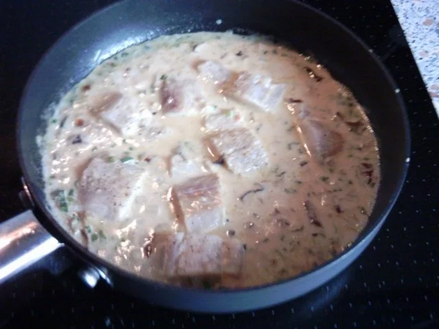 Seelachs in Kokos-Curry-Soße mit Curryreis - Rezept - Bild Nr. 5