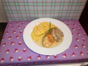 Hahn in Riesling mit selbstgemachten Spätzlen - Rezept