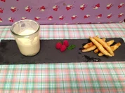 Süße Bubespitzle mit selbst gemachtem Zimteis - Rezept