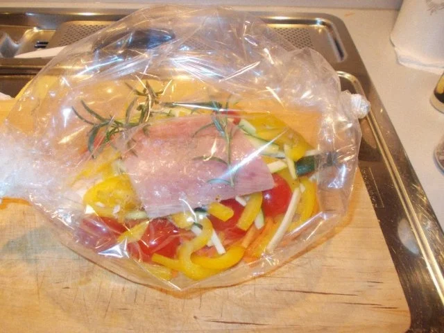 Wildlachsfilet auf Gemüsebett - Rezept - Bild Nr. 4