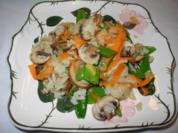 Vegan : Eine bunte und gesunde Gemüse - Reis - Pfanne - Rezept