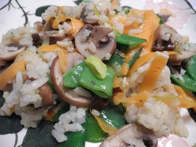 Rezept: Vegan : Eine bunte und gesunde Gemüse - Reis - Pfanne Bild Nr. 2 Vegan : Eine bunte und gesunde Gemüse - Reis - Pfanne - Rezept - Bild Nr. 2