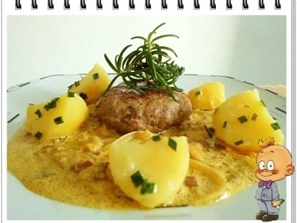 Raffinierte Zwiebel - Currysauce für Frikadellen - Rezept