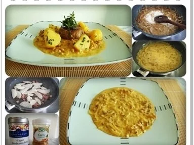 Raffinierte Zwiebel - Currysauce für Frikadellen - Rezept - Bild Nr. 3