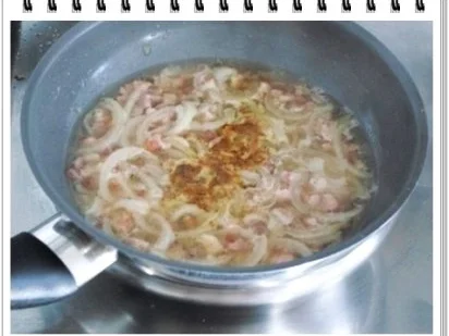 Raffinierte Zwiebel - Currysauce für Frikadellen - Rezept - Bild Nr. 7