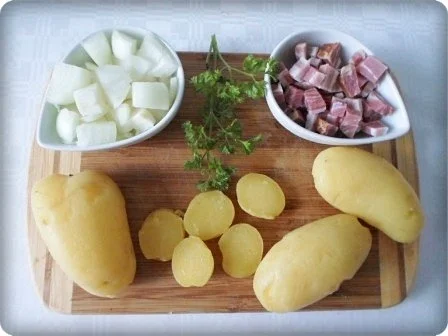 Würzige Bratkartoffeln nach Art des Hauses mit Currywürstchen - Rezept - Bild Nr. 5