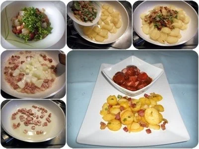 Würzige Bratkartoffeln nach Art des Hauses mit Currywürstchen - Rezept - Bild Nr. 17