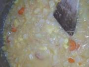 Suppen und Eintöpfe: Kohlrabieeintopf mit Putenfleisch und Geflügelbockwurst,- Wiener - Rezept