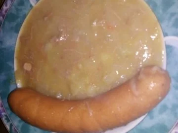 Suppen und Eintöpfe: Kohlrabieeintopf mit Putenfleisch und Geflügelbockwurst,- Wiener - Rezept - Bild Nr. 7