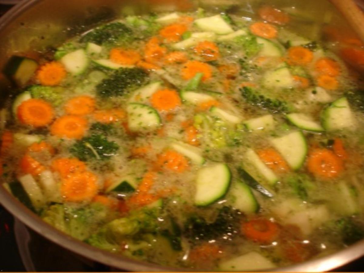 Gemüsesuppe mit Hähnchenbrustfilet - Rezept - Bild Nr. 8