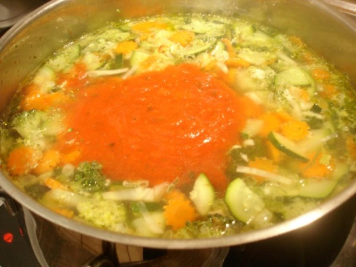 Gemüsesuppe mit Hähnchenbrustfilet - Rezept - Bild Nr. 11