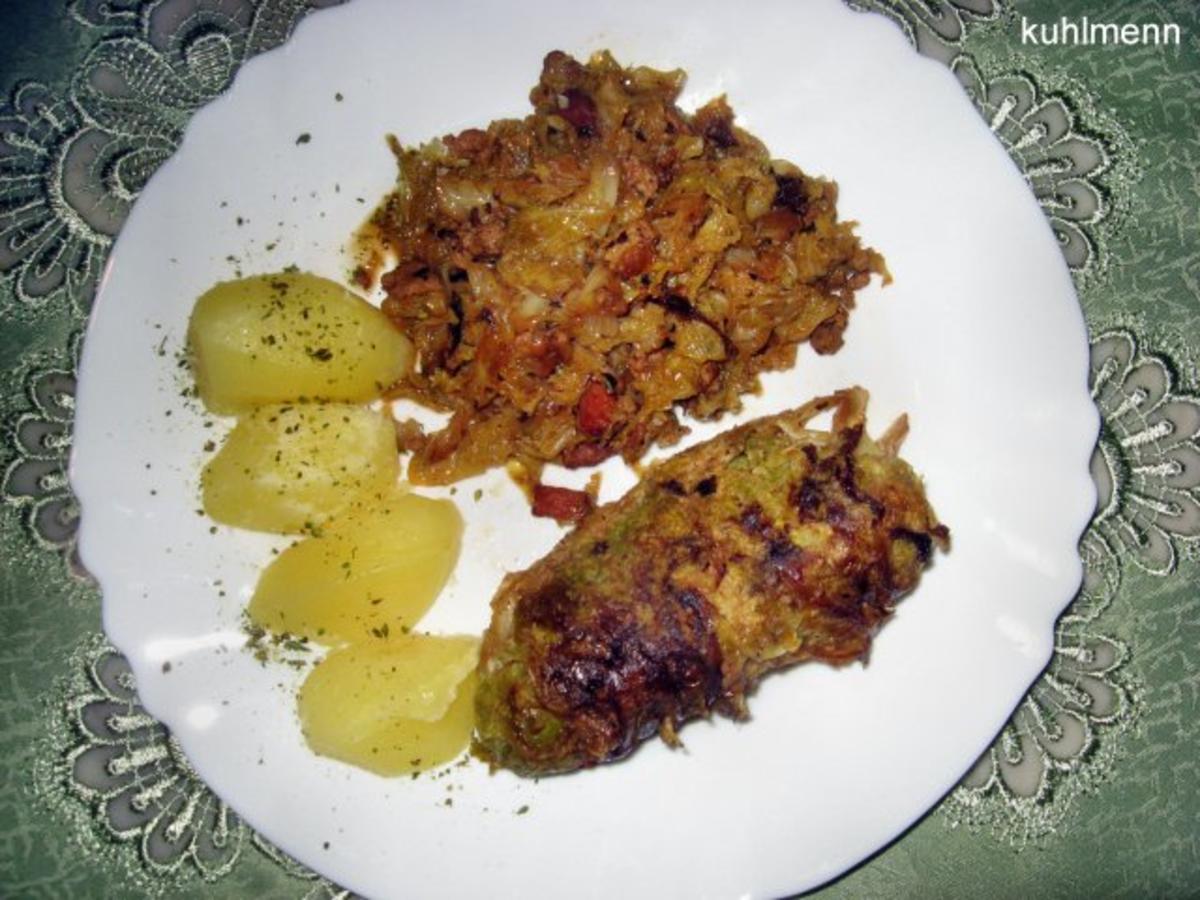 Wirsing-Rouladen/-Schmorkohl Rezept Eingereicht von kuhlmenn