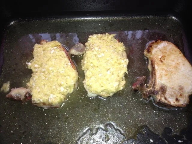 Kotelett mit Parmesanbaggershaube - Rezept - Bild Nr. 6