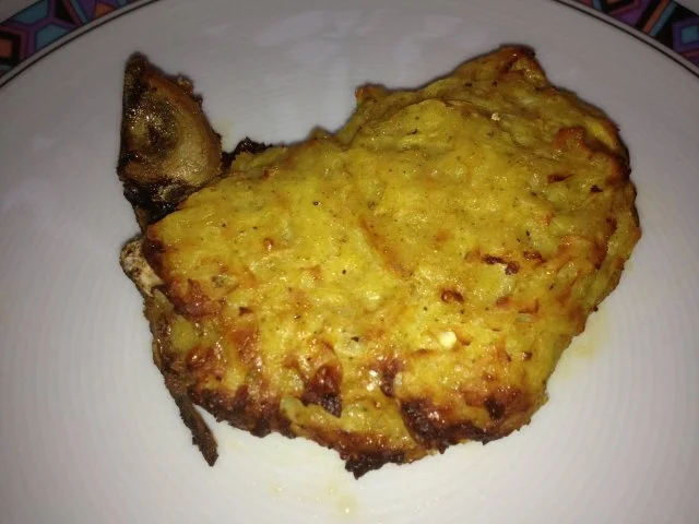 Kotelett mit Parmesanbaggershaube - Rezept