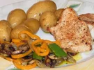Putenmedaillons mit Rosmarin Kartoffeln und Grillgemüse - Rezept