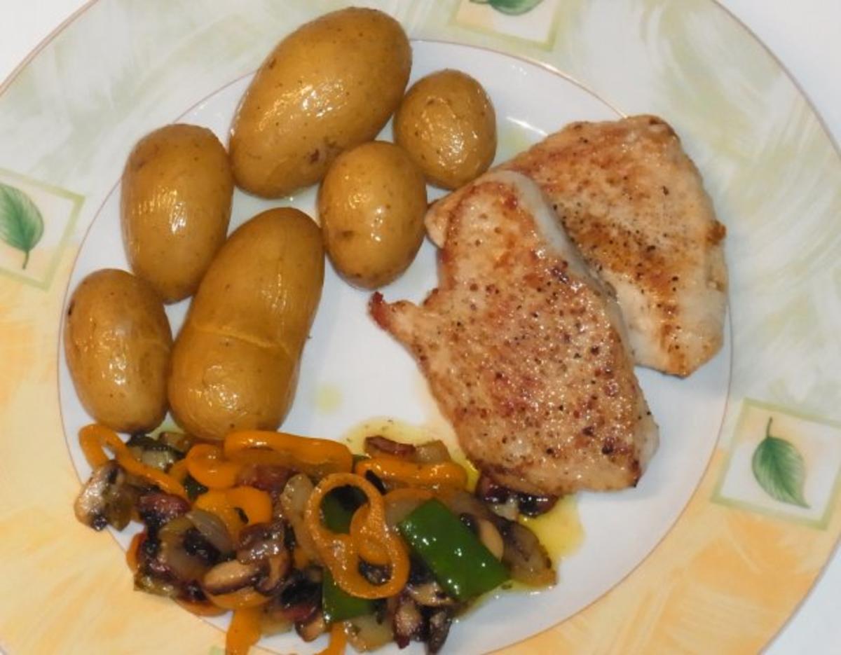 Putenmedaillons mit Rosmarin Kartoffeln und Grillgemüse - Rezept - Bild Nr. 9