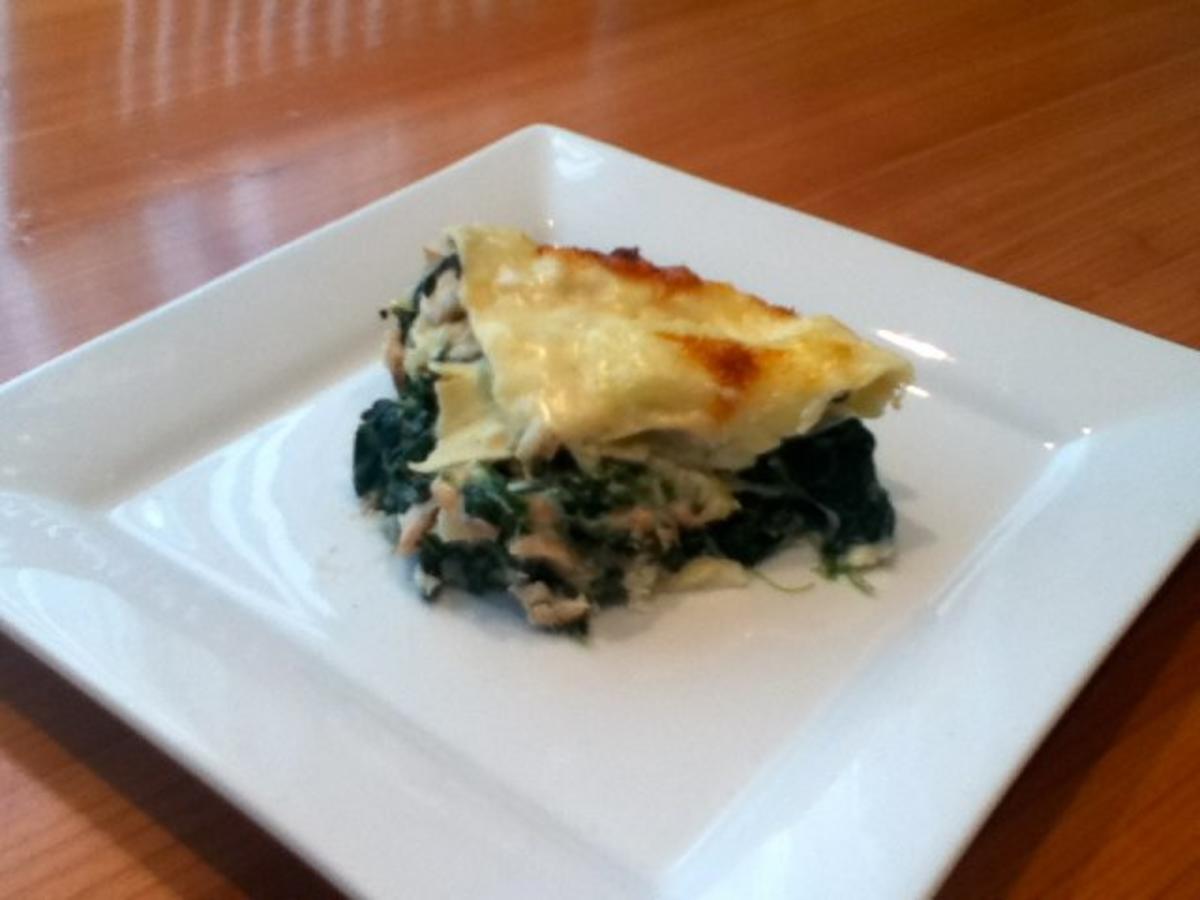 Spinat-Lachs Lasagne - Rezept Von Einsendungen juliasfood99