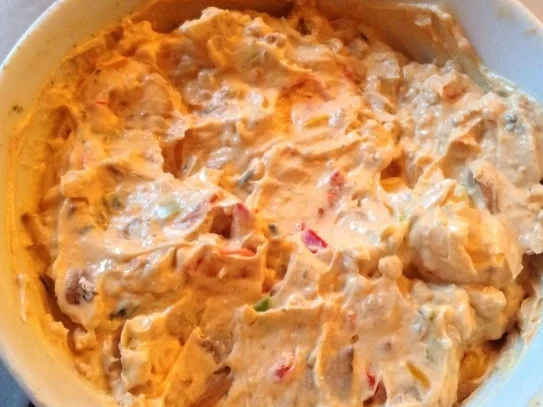 Frischkäse - Dip mit Gemüse - Rezept