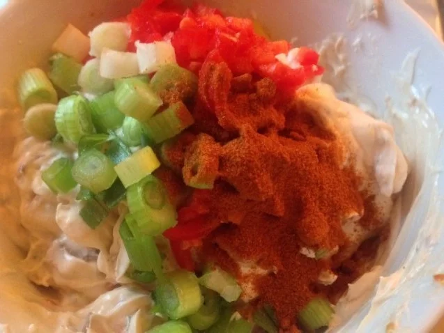 Frischkäse - Dip mit Gemüse - Rezept - Bild Nr. 6