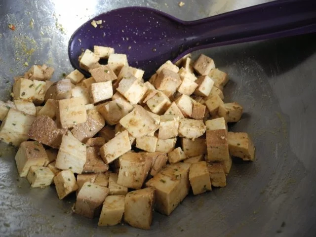 Vegan : Nudel - Pfanne mit Porree und Zuckerschoten - Rezept - Bild Nr. 4