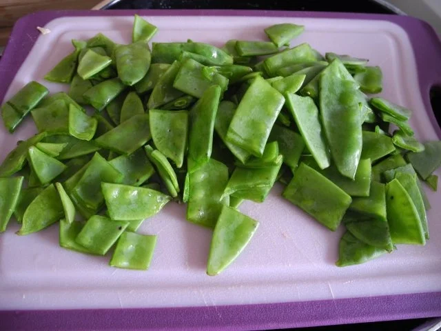 Vegan : Nudel - Pfanne mit Porree und Zuckerschoten - Rezept - Bild Nr. 8