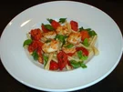 Pasta mit Garnelen und zweierlei Tomaten - Rezept