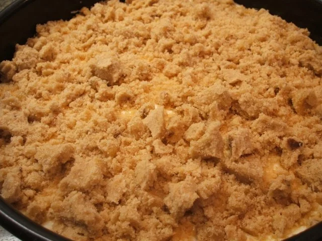 Rezept: Backen: Hefeteig mit Äpfeln, Quark und Streuseln Bild Nr. 7 Backen: Hefeteig mit Äpfeln, Quark und Streuseln - Rezept - Bild Nr. 7