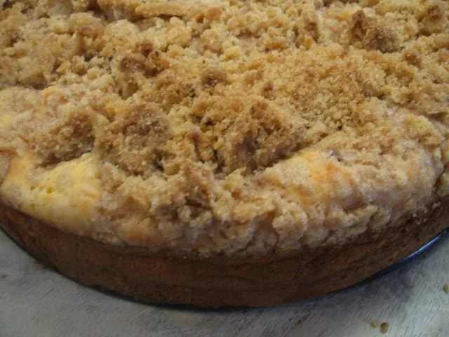 Rezept: Backen: Hefeteig mit Äpfeln, Quark und Streuseln Bild Nr. 8 Backen: Hefeteig mit Äpfeln, Quark und Streuseln - Rezept - Bild Nr. 8