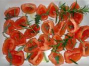 Gebackene Tomaten mit Kräutern - Rezept