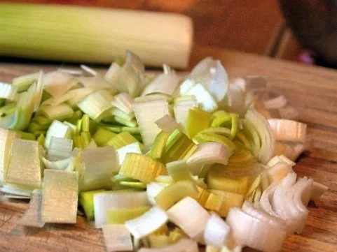 Tagliatelle mit Porree und Schinken in Meerrettichrahm - Rezept - Bild Nr. 4