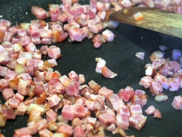 Tagliatelle mit Porree und Schinken in Meerrettichrahm - Rezept - Bild Nr. 7