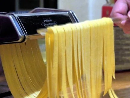 Tagliatelle mit Porree und Schinken in Meerrettichrahm - Rezept - Bild Nr. 8