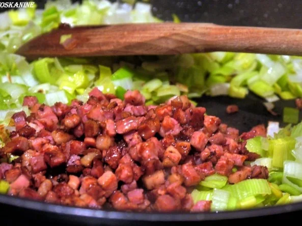 Tagliatelle mit Porree und Schinken in Meerrettichrahm - Rezept - Bild Nr. 9