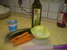 Weißkohlauflauf mit Karotten und Zucchini - Rezept