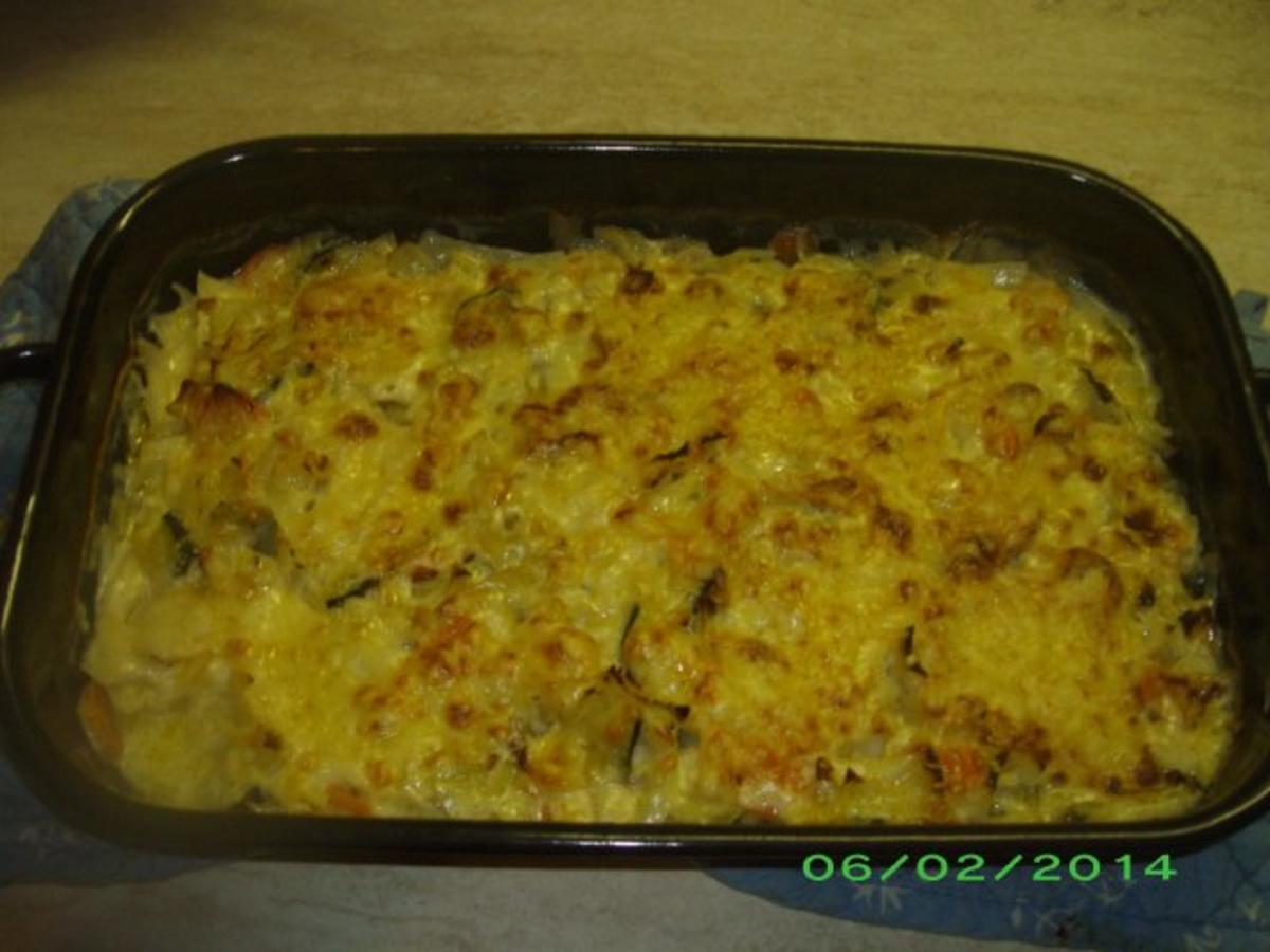 Weißkohlauflauf mit Karotten und Zucchini - Rezept - Bild Nr. 4