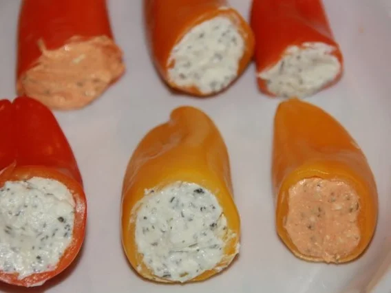 Antipasti - Paprika mit Frischkäse gefüllt - Rezept - Bild Nr. 8