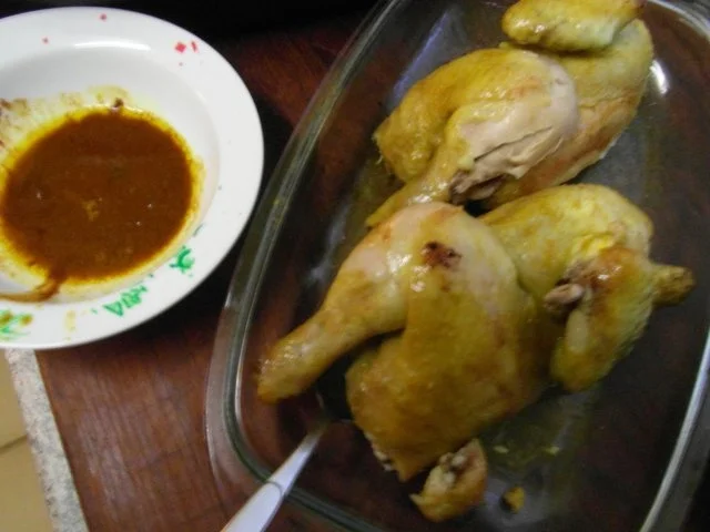 Rezept: Geflügel: Orangen-Ingwer-Hähnchen auf Knoblauch-Paprika-Reis Bild Nr. 5 Geflügel: Orangen-Ingwer-Hähnchen auf Knoblauch-Paprika-Reis - Rezept - Bild Nr. 5