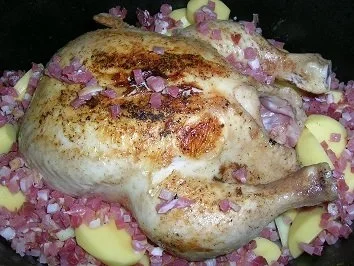 Rezept: Brathähnchen auf Großmutter Art - wir essen es immer noch sehr gerne - Brathähnchen auf Großmutter Art - wir essen es immer noch sehr gerne - - Rezept