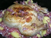 Brathähnchen auf Großmutter Art  - wir essen es immer noch sehr gerne - - Rezept