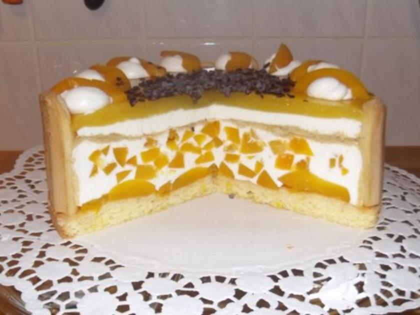 Pfirsich- Joghurt- Torte - Rezept mit Bild - kochbar.de