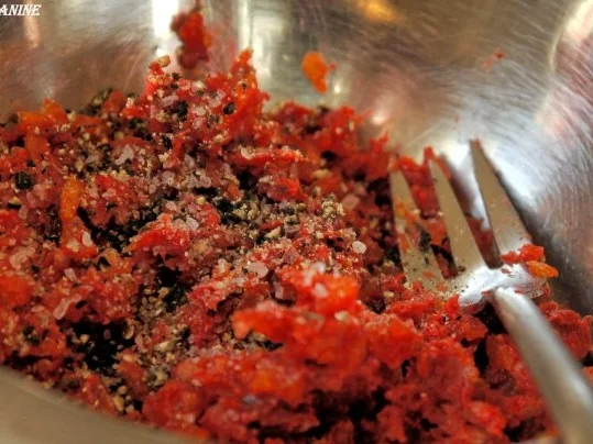 Gefüllte Hähnchenbrust, lia Kapü mit Lavendelduft, Rahmchampignons - Rezept - Bild Nr. 6