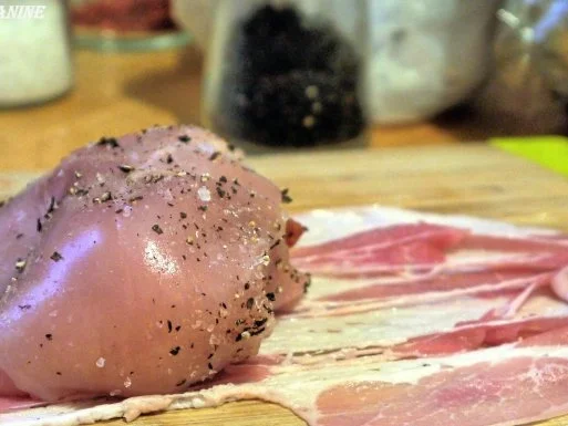 Gefüllte Hähnchenbrust, lia Kapü mit Lavendelduft, Rahmchampignons - Rezept - Bild Nr. 8