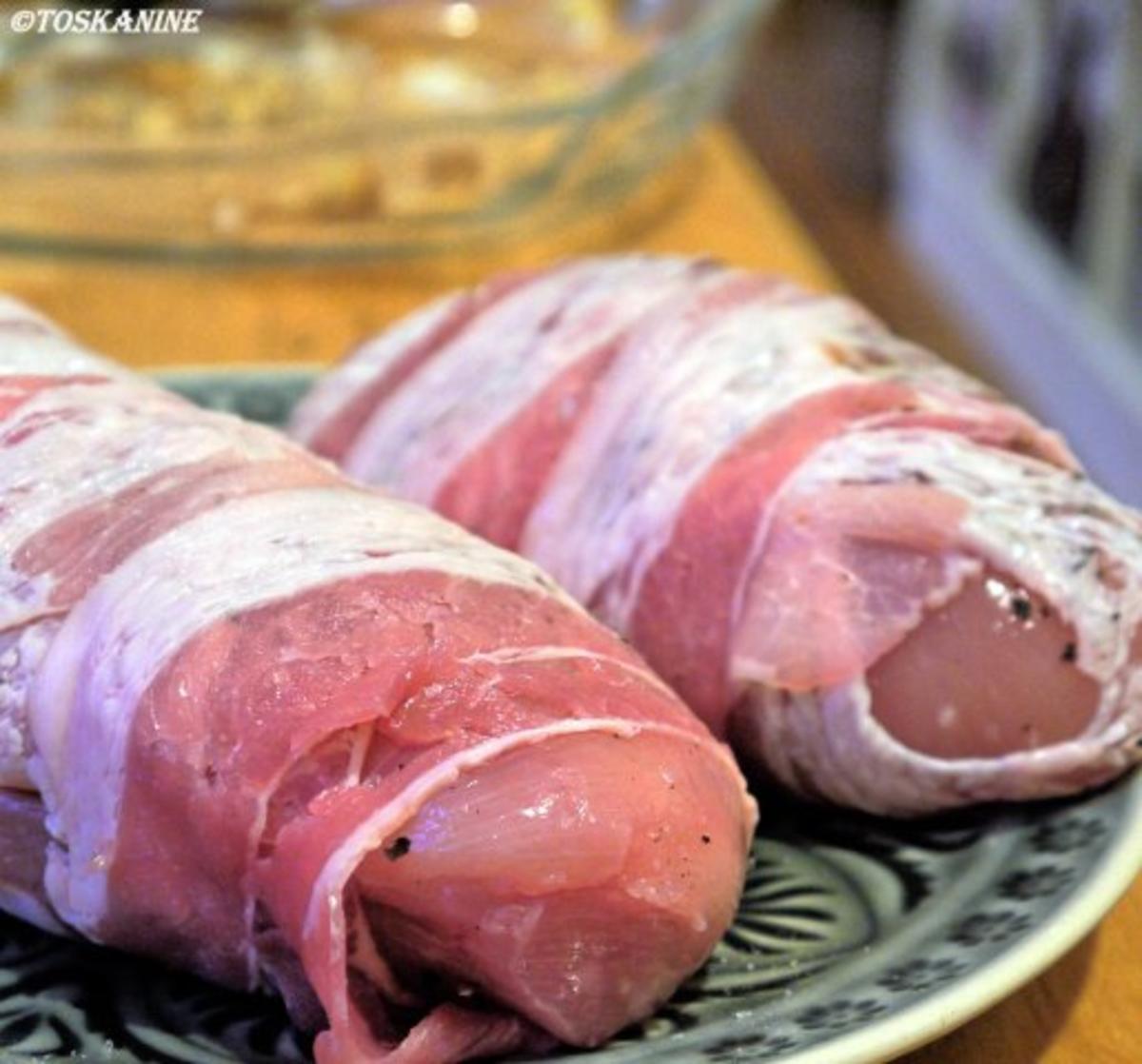 Gefüllte Hähnchenbrust, lia Kapü mit Lavendelduft, Rahmchampignons - Rezept - Bild Nr. 9