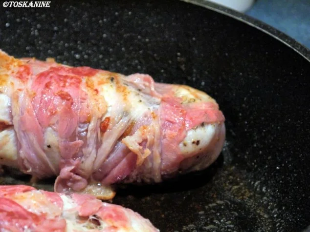 Gefüllte Hähnchenbrust, lia Kapü mit Lavendelduft, Rahmchampignons - Rezept - Bild Nr. 12