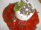 Buttermilchmousse mit Blutorangen Grütze - Rezept