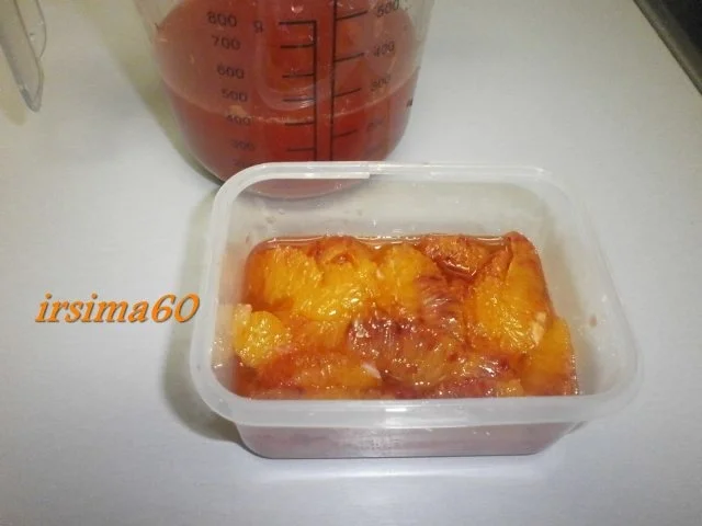 Rezept: Buttermilchmousse mit Blutorangen Grütze Bild Nr. 5 Buttermilchmousse mit Blutorangen Grütze - Rezept - Bild Nr. 5