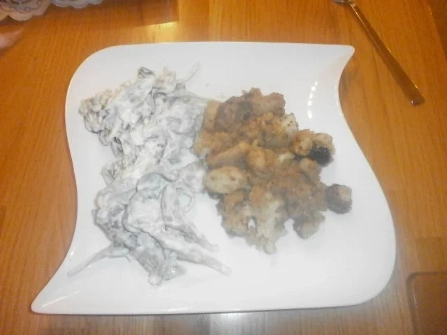 Rezept: Gratinierte Kräuterseitlinge Gratinierte Kräuterseitlinge - Rezept